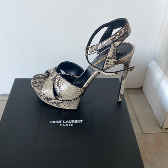 Saint Laurent python heels - Picture 1 of 4